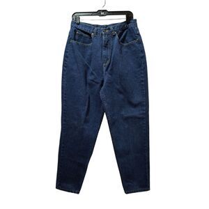 Capistrano Mom Jeans Women’s 14 Blue Super High Rise Tapered Leg Denim 30x27.5